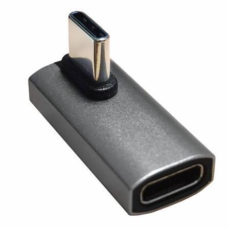 Usb-C 90 asteen sovitin 40 Gbps Oikean kulman C-tyypin sovitin uros-naaras-sivutaivutusjatke PD240W Fast-8K60Hz UHD8K