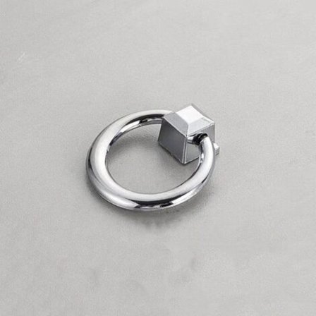 Vintage Ringformade Lådfatt 6 stycken Skåpsdörrsknoppar Antik Lådfatt Lådknapp Drop Ring Handtag Antik