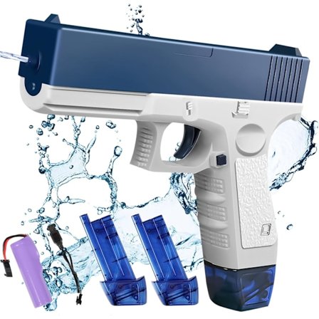 Elektrisk Vandpistol Legetøj, Automatisk Vandpistol til Børn Voksne, Vandskyde Legetøj, USB Genopladeligt Batteri