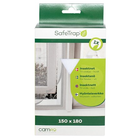 SafeTrap Insektnet til Vindue 180x150, Tøj & Bolig, Skadedyrsbekæmpelse, Øvrig