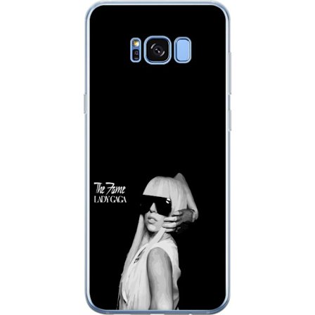 Yhteensopiva Puhelinkuori Samsung Galaxy S8+ Stranger Things juliste, jossa pyöräily siluetteja ja punainen salamamyrsky dramaattisessa retro -muodoss