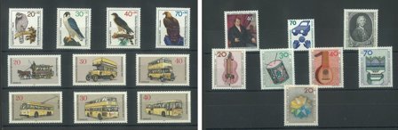 Berlin - Årgang 1973 - Postfrisk