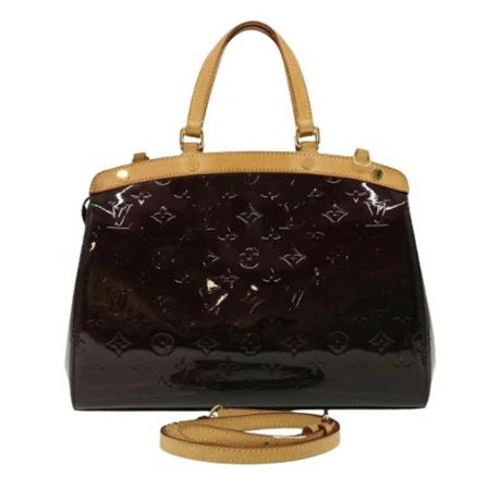 Louis Vuitton Vintage Pre-owned Læder hndtasker Lilla, Dame Vintage Tasker, Størrelse: ONE Size