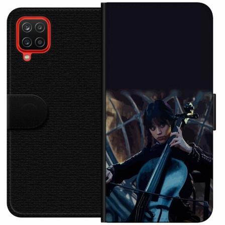 Samsung Galaxy A12 Plånboksfodral Wednesday Addams