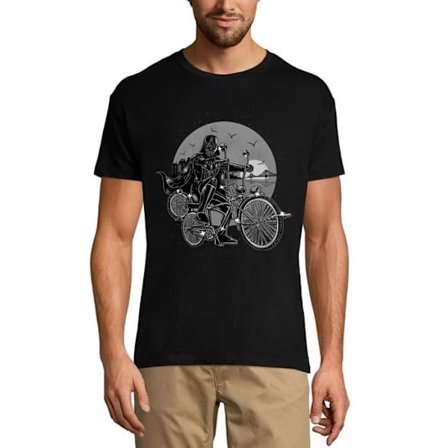 T-shirt - ULTRABASIC - Mörkrets herre - 100% bomull - Kort ärm - Djupt svart