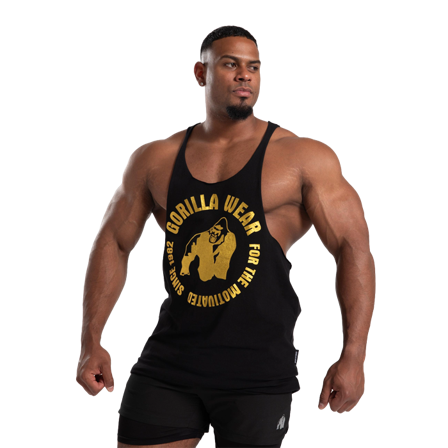 Gorilla Wear Melrose Stringer, Black Gold