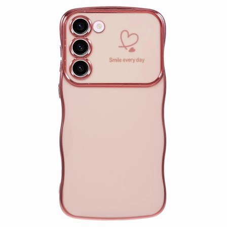 Skal för Samsung Galaxy S23 Love Hearts TPU Telefonfodral Curly Wave Frame Stort Fönster