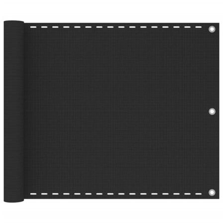 Vidaxl Balkongskärm Antracit 75x300 Cm Hdpe Antracit