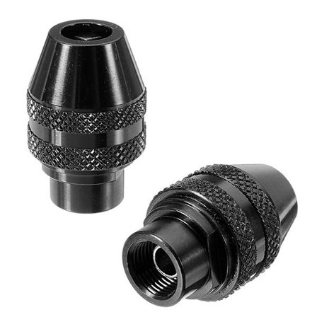 2 stk nøkkelfri hurtigutskiftingschuck erstatning elektrisk slipeverktøy