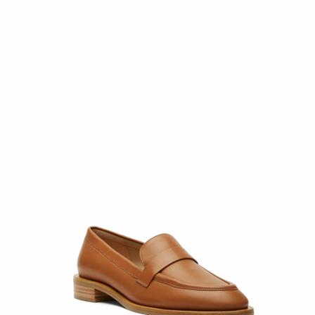 Stuart Weitzman, Palmer Sleek Loafer Brązowy, Kobieta, Rozmiar: 35 EU