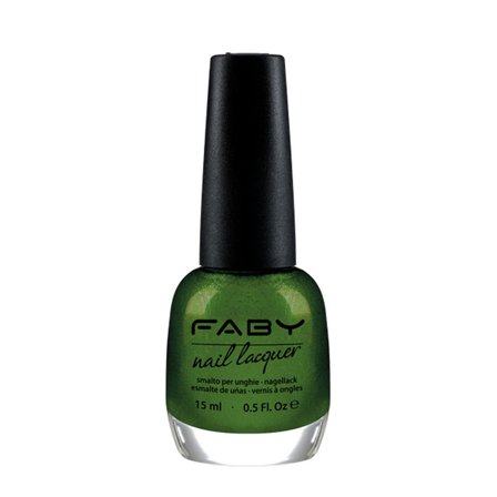 FABY Nail Lacquer glittering chlorophyll - Smalto