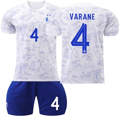 Frankrike bort 22 23 fotbollströja NO.4 Varane