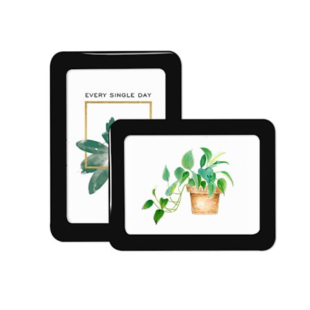 Magnetisk fotoramme 25 cm - Svart