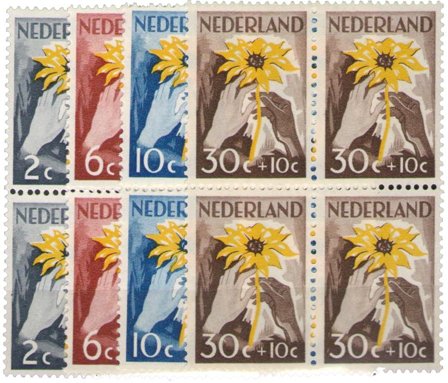 Holland 1949 - NVPH 538-541 - 4-Miniark - Postfrisk