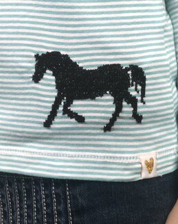 Broderi Travande häst