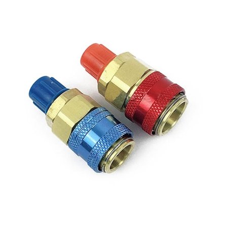 Pikaliittimet QC12 R134A C -liittimet qc12 Auton ilmastointi ja fluoriyhdisteet 1 pari R134a Auton pikaliitin