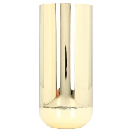 Rustfrit stål blomster vase dekorativ guld floral cylinder vase til hjem bryllup