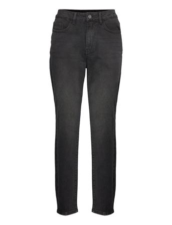 Vimommie Dl Hw Mom Jeans Blk Suorat Farkut Musta Vila