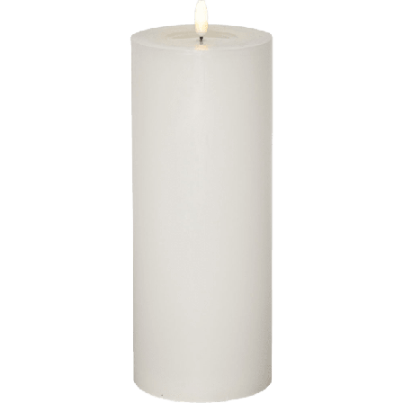 Star trading LED Blockljus Flamme Flow Big Dekoration Vit 27,5 cm