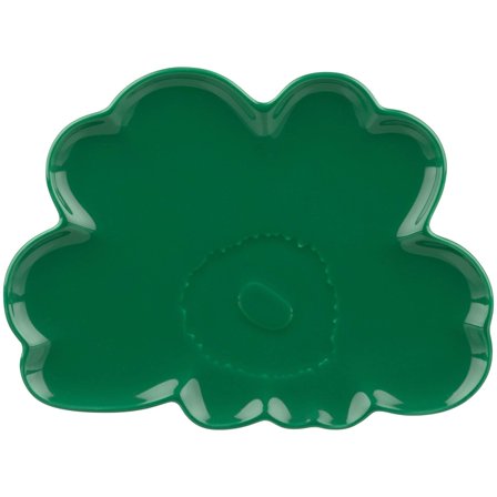 Marimekko Unikko Shape tallerken 19 cm, grøn | KitchenOne