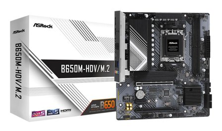 ASRock B650M-HDV/M.2 - hovedkort - mikro ATX - Socket AM5 - AMD B650