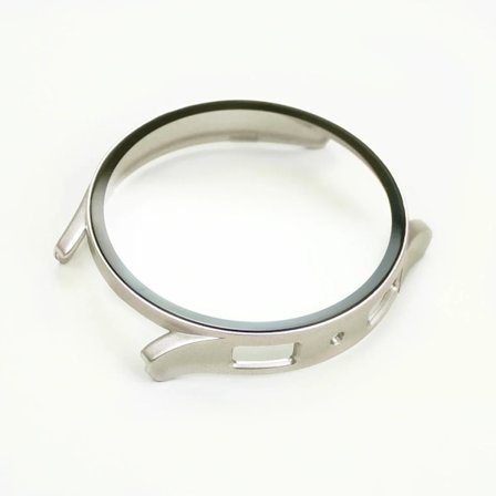 Härdat glas + Skal för Samsung Galaxy Watch 6/5/4 skydd 44mm 40mm Full PC bumper skärmskydd Galaxy Watch 7/FE Tillbehör