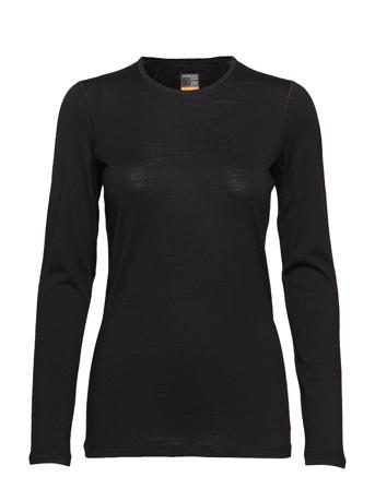 Wmns 200 Oasis Ls Crewe Black Icebreaker