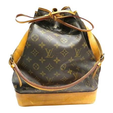 Louis Vuitton Vintage, Pre-owned Noe Monogram Bag Bruin, Dames, Maat:ONE Size,Canvas