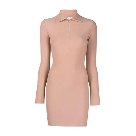 Alaïa - Klänningar - Rosa - Dam - Storlek: Xs, Dam, Storlek: XS