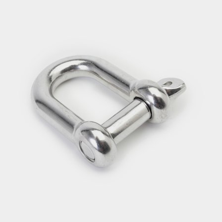 Seldén High-Load D-shackle in Duplex 2205 steel - ø12 x 24 x 41 mm (307-004)