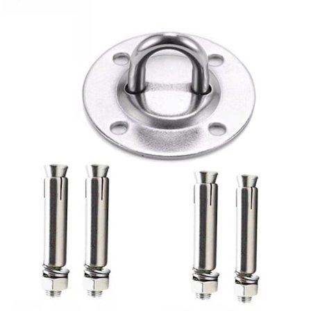 Loftskrog i rustfrit stål Pad øjenplade