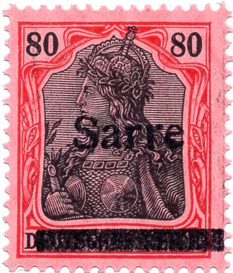 Tyskland/Saar 1920 - MICHEL 16 - Postfrisk