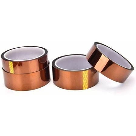 Lämmönkestävä eristetty sähköteipin korkea lämpötila vedenpitävä 8/10/12/15mm 33m - Tummanruskea, teollisuuskäyttöön, Tummanruskea