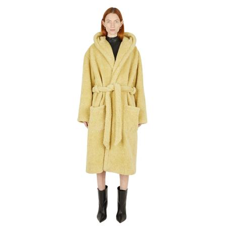 Balenciaga Bathrobe Jas , Beige , Dames , Maat: M TrenchJass & Mantels