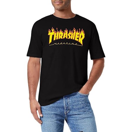 Thrasher Flame T-skjorte for menn - voksen, 3xl