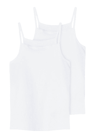 Name It Linne, 2-pack Underkläder & strumpor Dam Vit 116