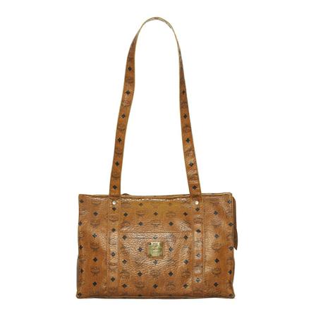 MCM Pre-owned, Tote Bags Bruin, Dames, Maat:ONE Size