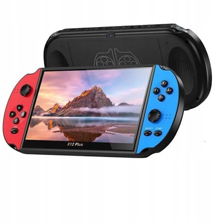 Käytettävä konsoli - ARHATREYA - X12 Plus - HD-näyttö 7,1 tuumaa - 22 800 peliä - Muisti 16G