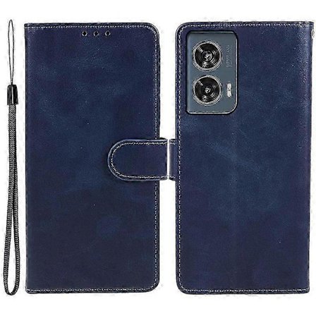 Stötsäkert skal för Motorola Edge 50 Fusion Fodral Magnetisk Kalvtextur Plånbok Telefonskal