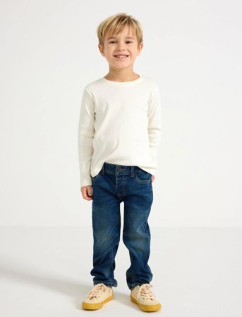 Lindex Trousers Denim Staffan - Blue - 92