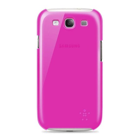 Belkin Shield Sheer - Eske for mobiltelefon - polykarbonat - dagglød - for Samsung Galaxy S III