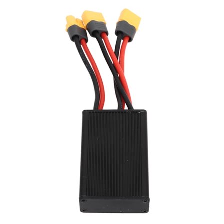 Elcykel Dubbelbatteri Urladdningsomvandlare Dubbelbatteri Parallell Modul Adapter 20V‐72V 40A-X44-