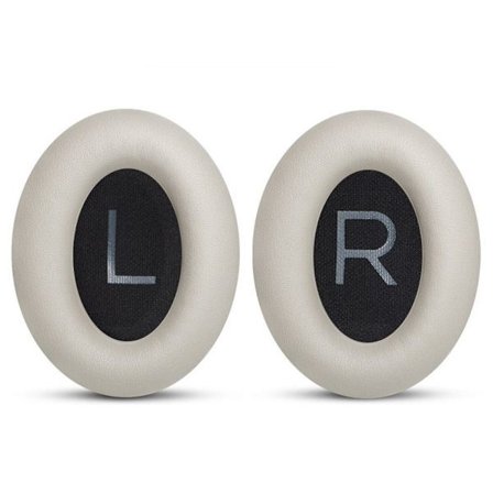 Bose QC45 Udskiftnings ørepuder Bløde Protein Læder Ørepuder Kompatible med QC45 Hovedtelefoner Grå Komfortable Holdbare