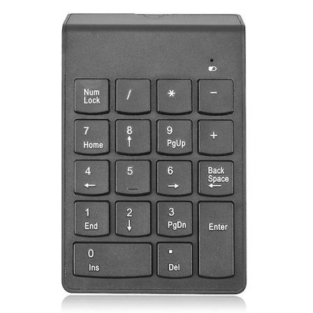 18 Tangenter Trådlös Bluetooth Numerisk Tangentbordsförlängning Numpad