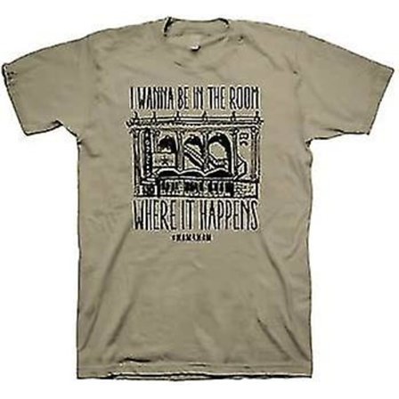 Creative Goods Hamilton The Musical - In The Room T-shirt - Licensierad