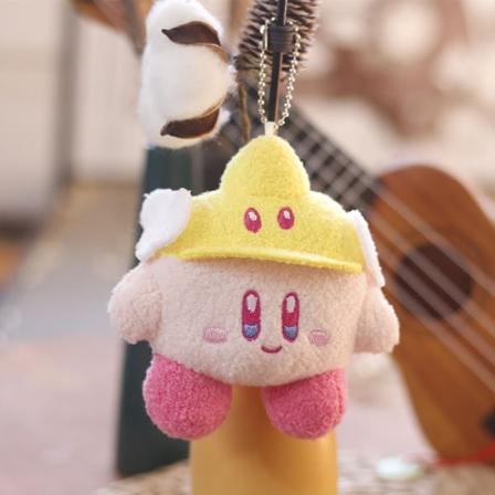 Sæt med søde Kirby-vedhæng til små tilbehør