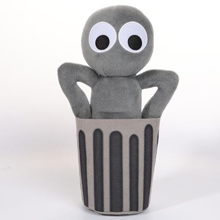 Regnbåge vänner - Sopor kan mun vatten monster