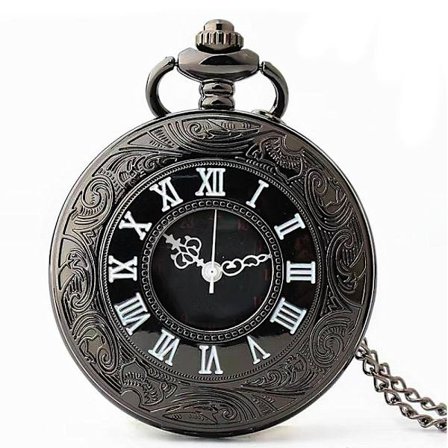 Detaljeret lommeur med elegant bagside - Forskellige farver