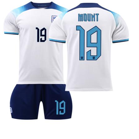 England Shirt 22/23 Hemma Nr 19 Hill Shirt Kit Set 20(115-125)