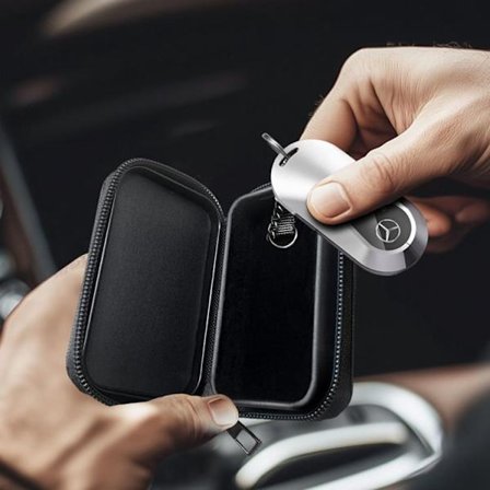 Tech-Protect KLR300 RFID-skydd / Faraday-fodral för keyless bilnyckel – Svart